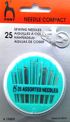 Pony Hand Sewing Needle(Regular Point Needle all size Pack of 25)