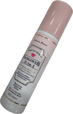 

Miss Boss kb hangover 3 in 1 replinishing primer & setting spray Primer - 120 ml(white)