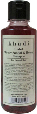 

Khadi Herbal Woody Sandal & Honey Shampoo(210 ml)