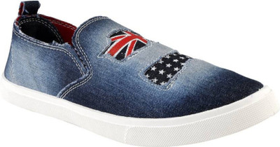 Hotstyle Washed Loafers For Men(Blue