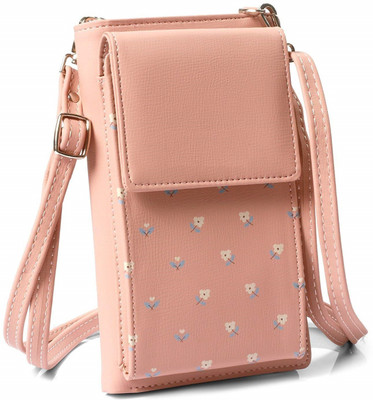 MOCA Pink Sling Bag girls Womens Mobile wallets sling bag