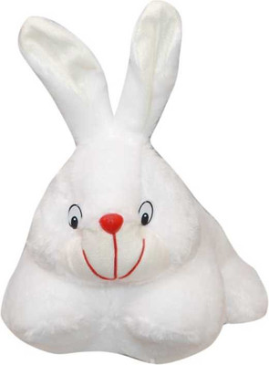 

Best in Nest White Rabbit Soft Toy - 35 cm(White, Red, Black), Black;red;white