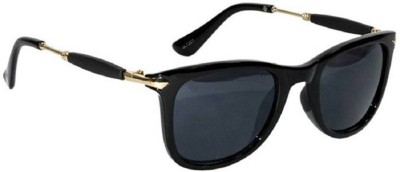 Kytsch Wayfarer Sunglasses(For Boys & Girls, Black)