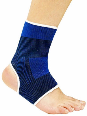 

QUINERGYS ® Elastic Ankle Support Neoprene Protection Sport Sock Sprain Running Injury Ankle Support(Blue, Black, Davy's gray