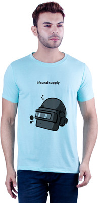 Snoby Printed Men Round Neck Green T-Shirt Flipkart