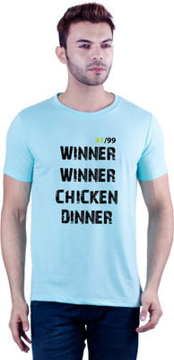 Snoby Printed Men Round Neck Green T-Shirt Flipkart