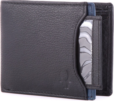 

WildHorn Men Casual, Formal Black Genuine Leather Wallet(6 Card Slots)
