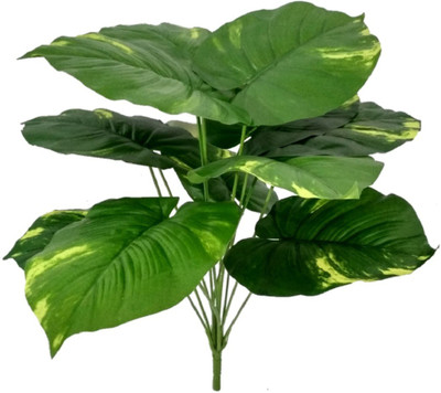 BK Mart Areca Palm Tree with 12 Long Leaves Artificial Plant(50 cm, Green)