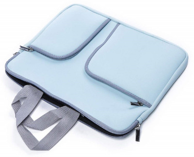 

SHAFIRE Men's and Women's Submersible Cloth Zipper Laptop Sleeve Case Bag for MacBook Pro/Air (Blue, 13-inch) (Nursery/Play School) Multipurpose Bag(Blue, 13 inch)