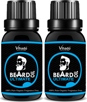 

Vihado Pure and Natural Beard Oil 18 ml Pack of 2(18 ml)