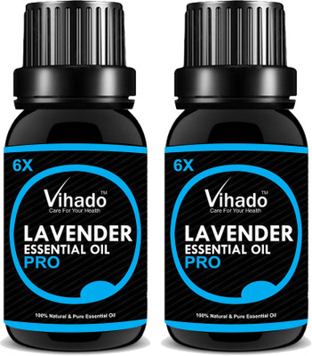 

Vihado Pure and Natural Lavender Oil 30 ml Pack of 2(30 ml)