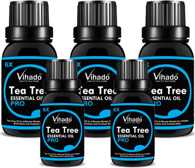 

Vihado Pure and Natural Tea Tree Oil 18 ml Pack of 5(18 ml)