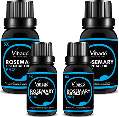 

Vihado Pure and Natural Rosemary Oil 18 ml Pack of 4(18 ml)