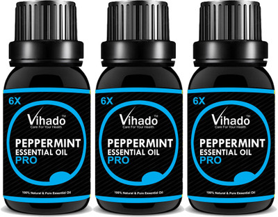 

Vihado Pure and Natural Peppermint Oil 30 ml Pack of 3(30 ml)