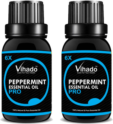 

Vihado Pure and Natural Peppermint Oil 18 ml Pack of 2(18 ml)