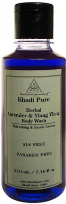 

Khadi Pure Herbal Lavender & Ylang Ylang Body Wash SLS-Paraben Free - 210ml(210 ml)