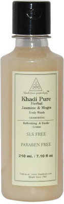 

Khadi Pure Herbal Jasmine & Mogra Body Wash SLS-Paraben Free - 210ml(210 ml)