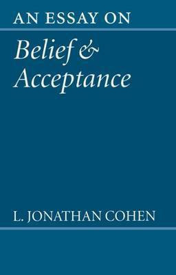 An Essay on Belief and Acceptance(English, Paperback, Cohen L. Jonathan)