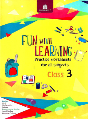 MADHUBUN, FUN WITH LEARNING PRACTICE WORKSHEETS FOR ALL SUBJECTS CLASS - 3(English, Paperback, PANNEL OF AUTHOR)