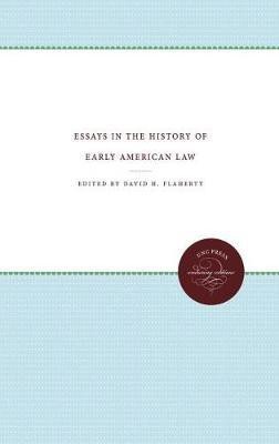 Essays in the History of Early American Law(English, Paperback, unknown)