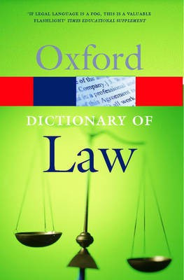 A Dictionary of Law(English, Paperback, Martin Elizabeth A.)