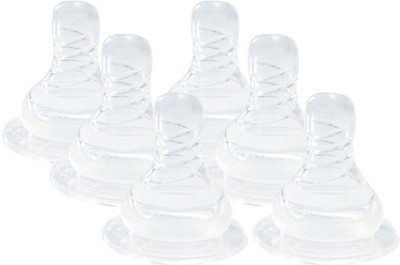 

MeeMee Anti-Colic Easy Flo Silicone Teat (Pack of 3, Medium) Medium Flow Nipple(Pack of 3 Nipples)