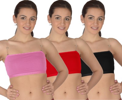 Selfcare Women Bandeau/Tube Bra(Multicolor)