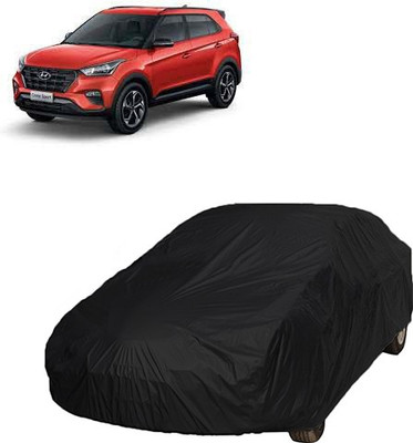 QualityBeast Car Cover For Jeep Compass (Without Mirror Pockets)(Black)