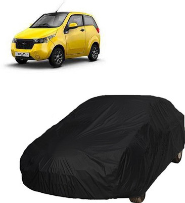 QualityBeast Car Cover For Mahindra Reva (Without Mirror Pockets)(Black)
