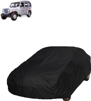 QualityBeast Car Cover For Mahindra Marshal (Without Mirror Pockets)(Black)