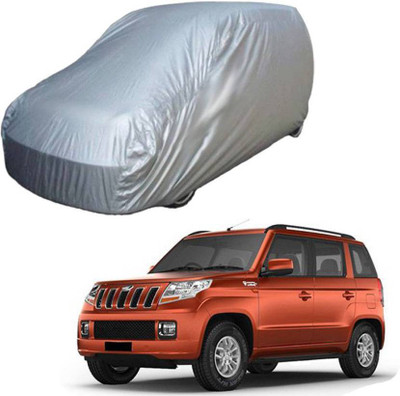 ask Car Cover For Mahindra TUV300 (Without Mirror Pockets)(Silver)
