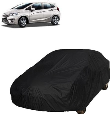 QualityBeast Car Cover For Honda Jazz (Without Mirror Pockets)(Black)