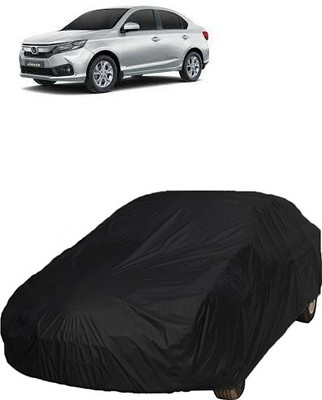 QualityBeast Car Cover For Honda Amaze (Without Mirror Pockets)(Black)