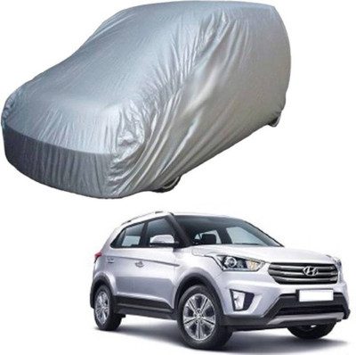 Shivonic Car Cover For Hyundai Creta (Without Mirror Pockets)(Silver, For 2017, 2016 Models)