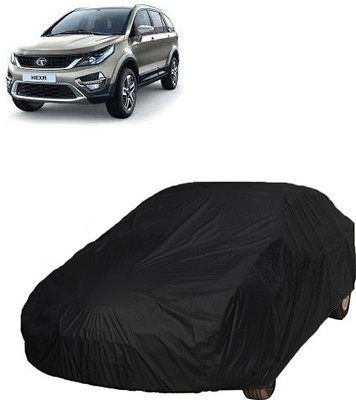 QualityBeast Car Cover For Tata Hexa (Without Mirror Pockets)(Black)
