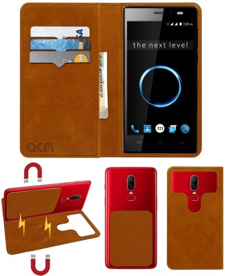 ACM Flip Cover for Xolo Era 1x Pro(Gold, Cases with Holder, Pack of: 1)