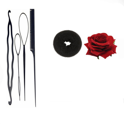 

S R Enterprises hair accessories easy styling juda maker (pack of 6pcs)(Set of 6)