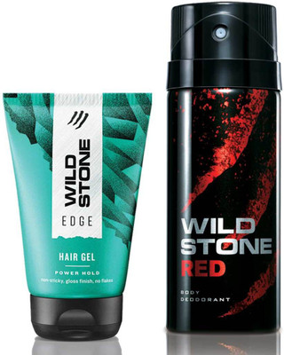 

Wild Stone Red Deodorant 150 ml & Edge Hair Gel 100 ml(Set of 2)