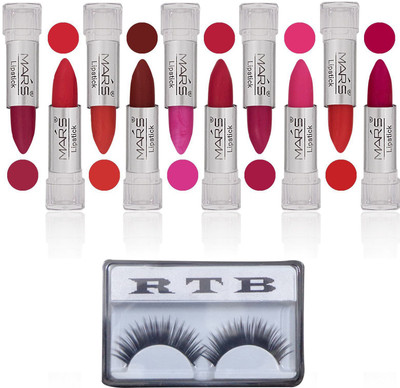 

RTB Mini Lipstick set of 10 with false eyelash(Set of 2)