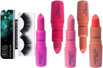 

pinkpanda Eyelashes & Gaimbattista Valli Lipstick (set of 5)(Set of 6)