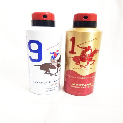 

Beverly Hills Polo Club 9 AND MUSTANG Deodorant Spray - For Men(350 ml, Pack of 2)