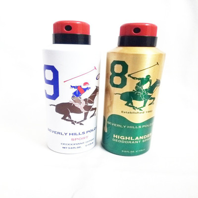 

Beverly Hills Polo Club 9 AND HIGHLANDER Deodorant Spray - For Men(350 ml, Pack of 2)