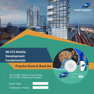 

PTNR01A998WXY 98-373 Mobile Development Fundamentals Practice Exam E-Book Set(DVD)