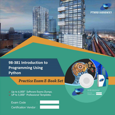 

PTNR01A998WXY 98-381 Introduction to Programming Using Python Practice Exam E-Book Set(DVD)