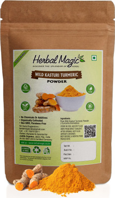

Herbal Magic 100% Natural Amba Haldi / Wild Kasturi Turmeric Powder(100 g)
