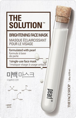 

The Face Shop The Face Shop Unisex The Solution Brightening Face Mask (sheet mask)(20 g)