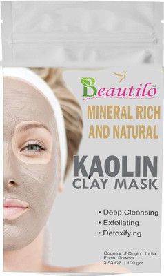 

beautilo 100% Mineral rich & Natural Pure White Kaolin Clay Powder(100 g)