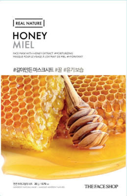 

The Face Shop Unisex Real Nature Honey Face Mask (sheet mask)(20 g)