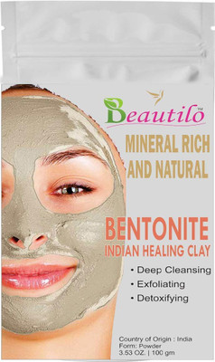 

beautilo 100% Mineral rich & Natural Pure Bentonite Clay Powder(100 g)