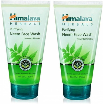 

Himalaya 100% Herbals, Purifying Neem 150ml X 2= 300ml ( Combo pack - 2 ) Face Wash(300 ml)